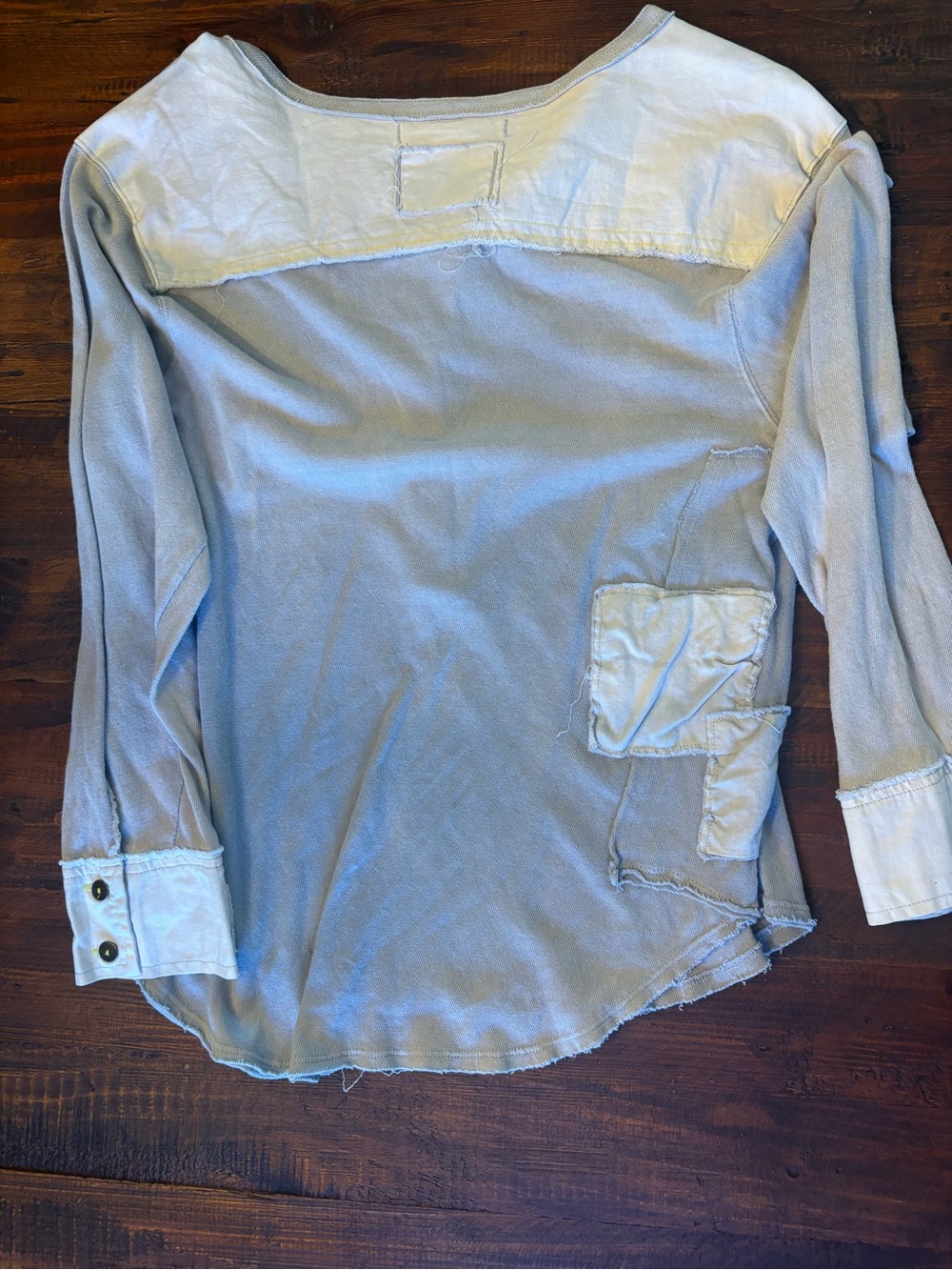 We The Free Long Sleeve tops — Rust, Cream, Light blue-Gray - Picture 4 of 8